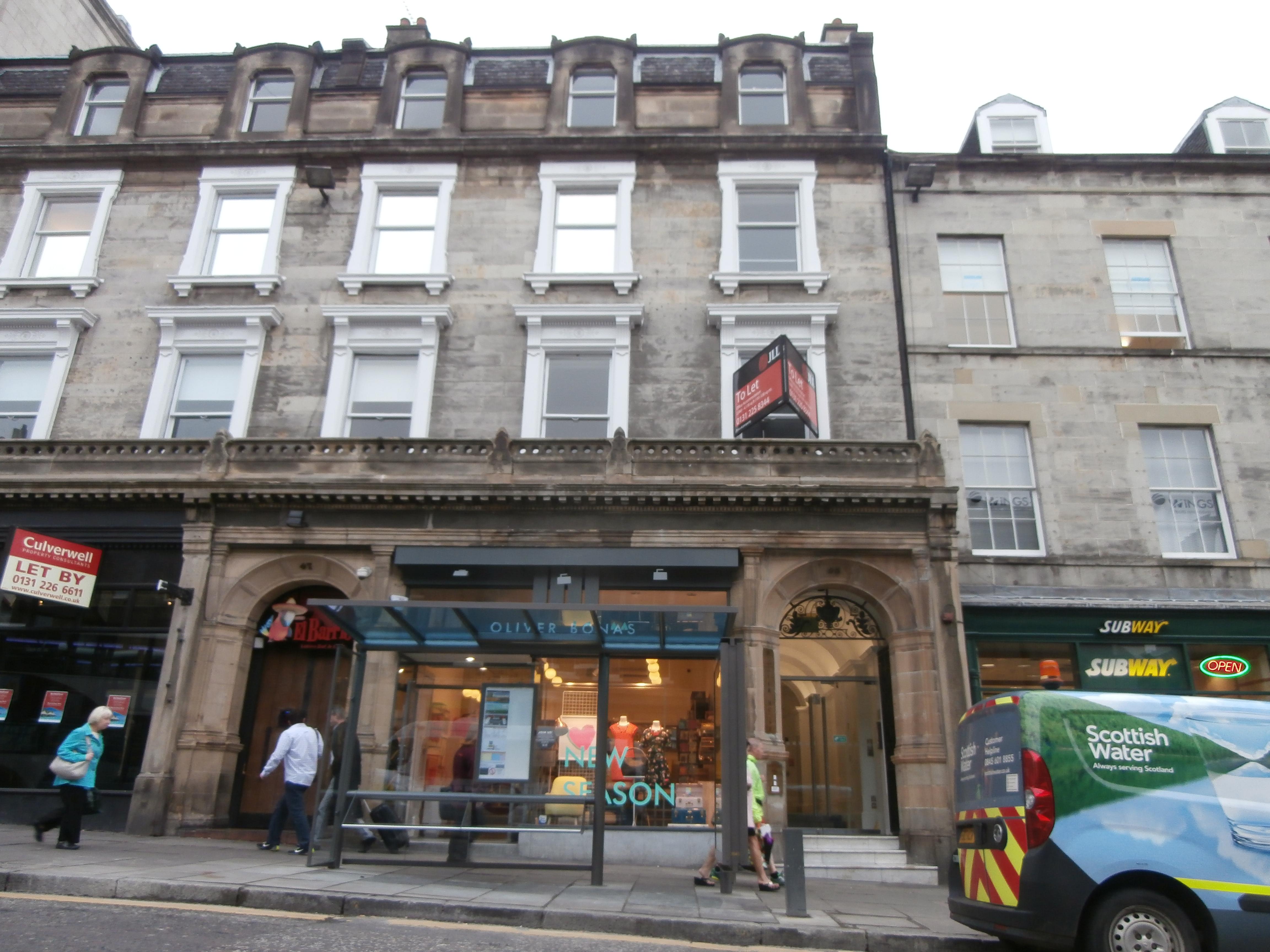Property To Let 1st Floor, Hanover House, 45 Hanover Street, Edinburgh